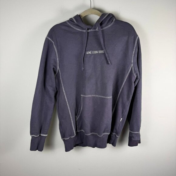 Aime Leon Dore Other - Aime Leon Dore Purple Washed Pullover Hoodie Large